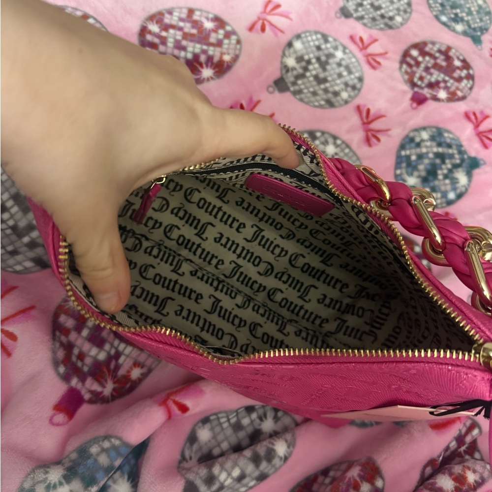 Juicy Couture Shoulder Bag with Gold Accents - Picture 4 of 9
